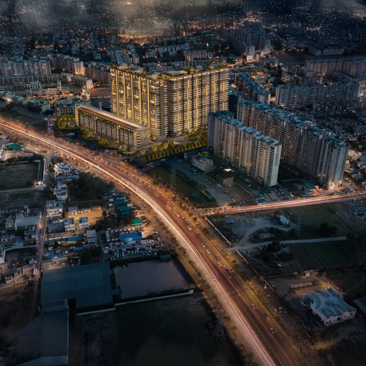 NIght Drone Elevation 2